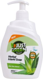 Just Green Organic vedelseep Aloe Vera 400 ml