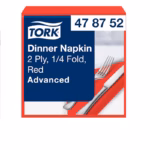 Tork salvrätt 39,5 cm punane 2-kihiline 150 tk