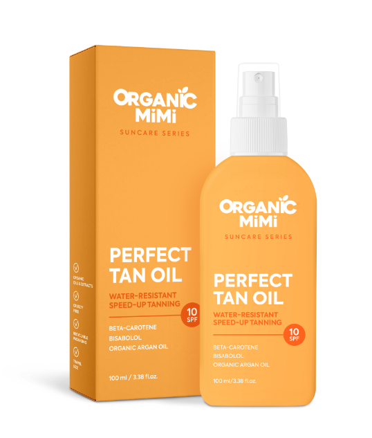 Organic MIMI päevitust intensiivistav õli SPF 10, 100 ml