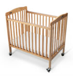 Bentley fold-out cot, Limea, light wood