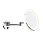 Aliseo meigipeegel seinale LED-valgustusega Me kroom