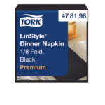 Tork salvrätt LinStyle 1/8 39 cm must 1-kihiline 50 tk