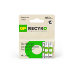 GP ReCyko 950mAh battery, 4 x AAA