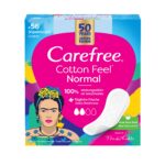 Carefree Frida Cotton Aloe higiņas, 56 gab.